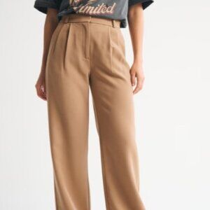 A&F SLOANE TAILORED WIDE LEG PANT - SIZE 28 REGULAR - NWT